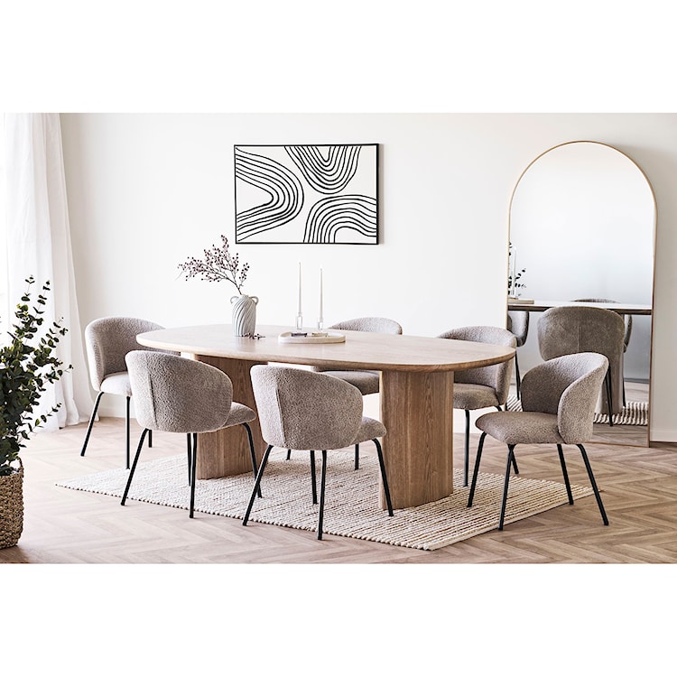 Wazon ceramiczny Lamital 22 cm biało-niebieski  - zdjęcie 4