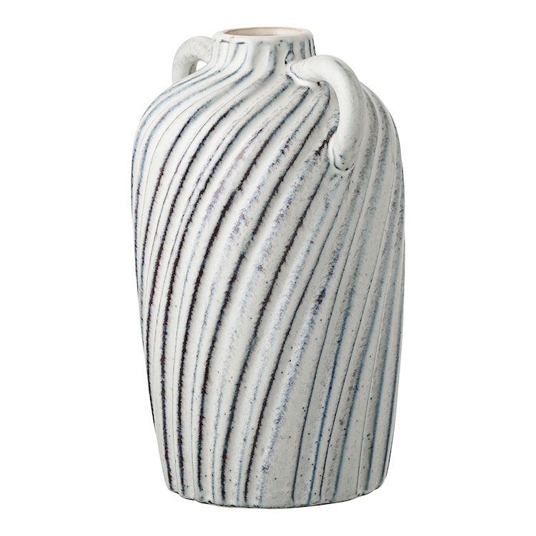 Wazon ceramiczny Lamital 22 cm biało-niebieski  - zdjęcie 5