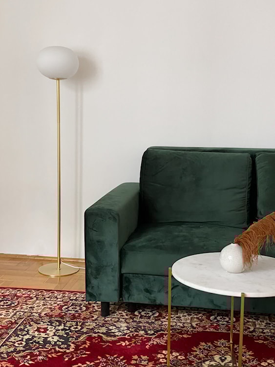 Lampa podłogowa Alton 150 cm na złotej podstawie  - zdjęcie 9