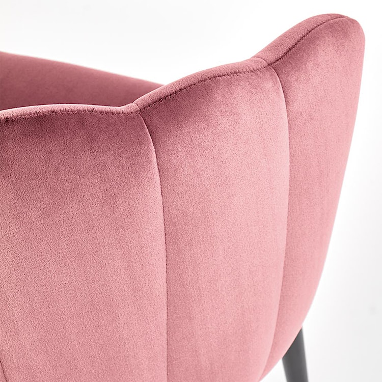 Krzesło tapicerowane Baltip różowe  - zdjęcie 6