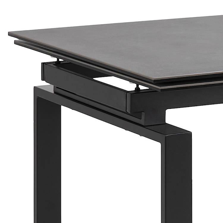 Stół rozkładany Ediazo 120-200x85 cm czarny  - zdjęcie 4