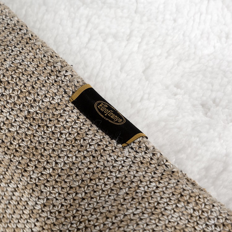 Koc Panda 200x150 cm biało-beżowy  - zdjęcie 7