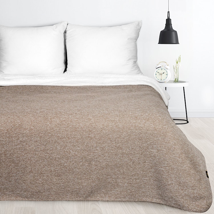 Koc Panda 200x150 cm biało-beżowy  - zdjęcie 3