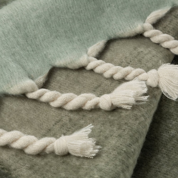 Koc narzuta Moher 170x130 cm zielony  - zdjęcie 7