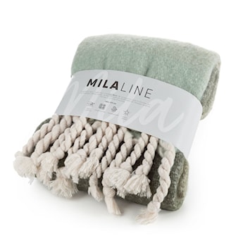 Koc narzuta Moher 170x130 cm zielony