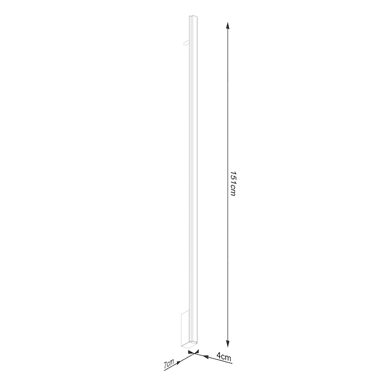 Kinkiet Lagom LED 150 cm złoty 3000K  - zdjęcie 8