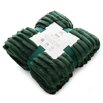 Koc Soft 200x150 cm ciemnozielony