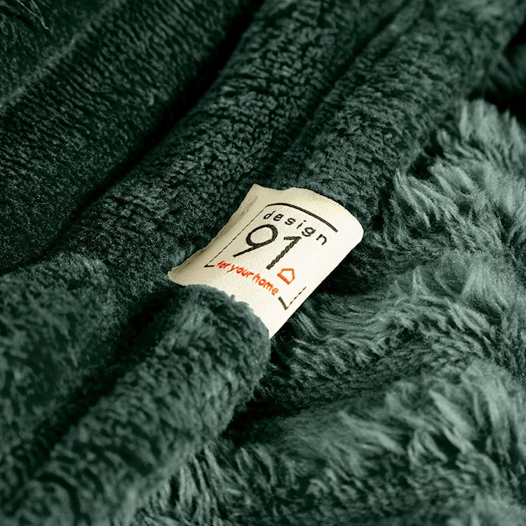 Koc Soft 200x150 cm ciemnozielony  - zdjęcie 5