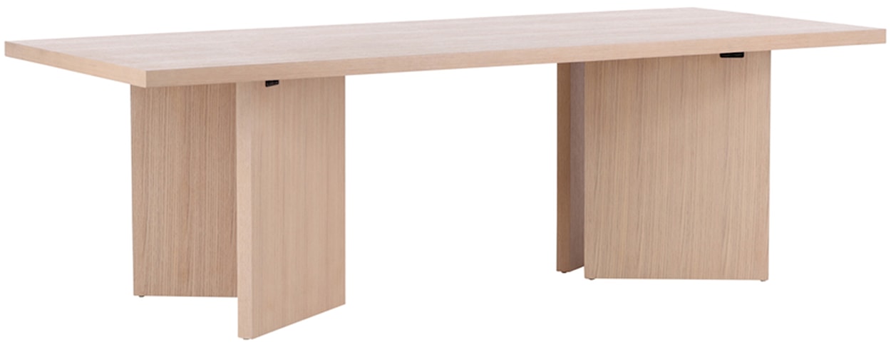 Stół Mastirk 240x100 cm dąb bielony