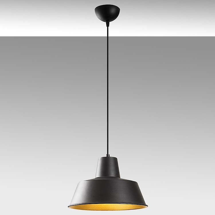 Lampa sufitowa Ardulace średnica 30 cm czarna/złota  - zdjęcie 4