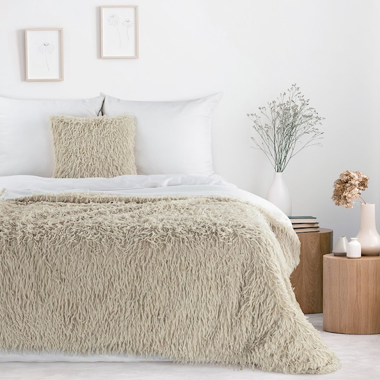 Koc Adore 170x130 cm beżowy  - zdjęcie 5