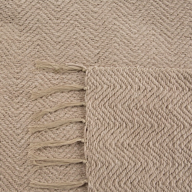 Koc narzuta Milo 170x130 cm beżowy  - zdjęcie 7