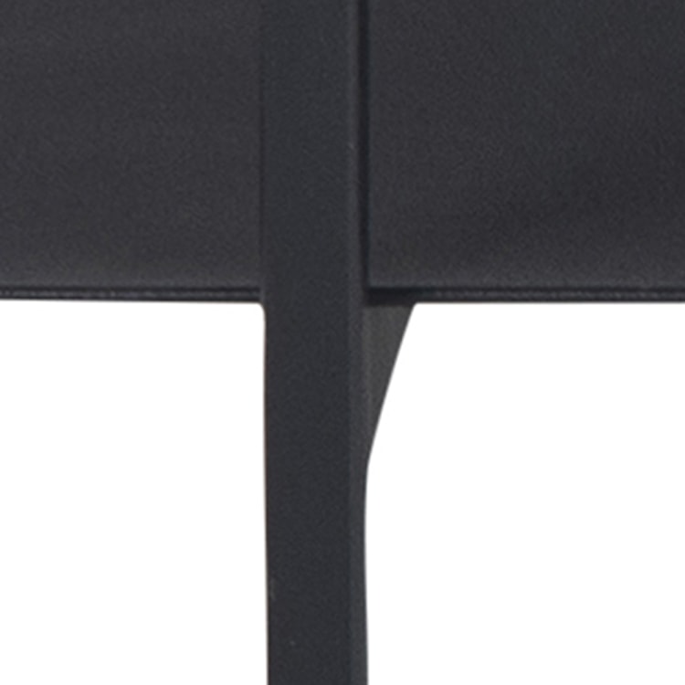 Stolik kawowy Santov z półką czarny 60x115 cm  - zdjęcie 12
