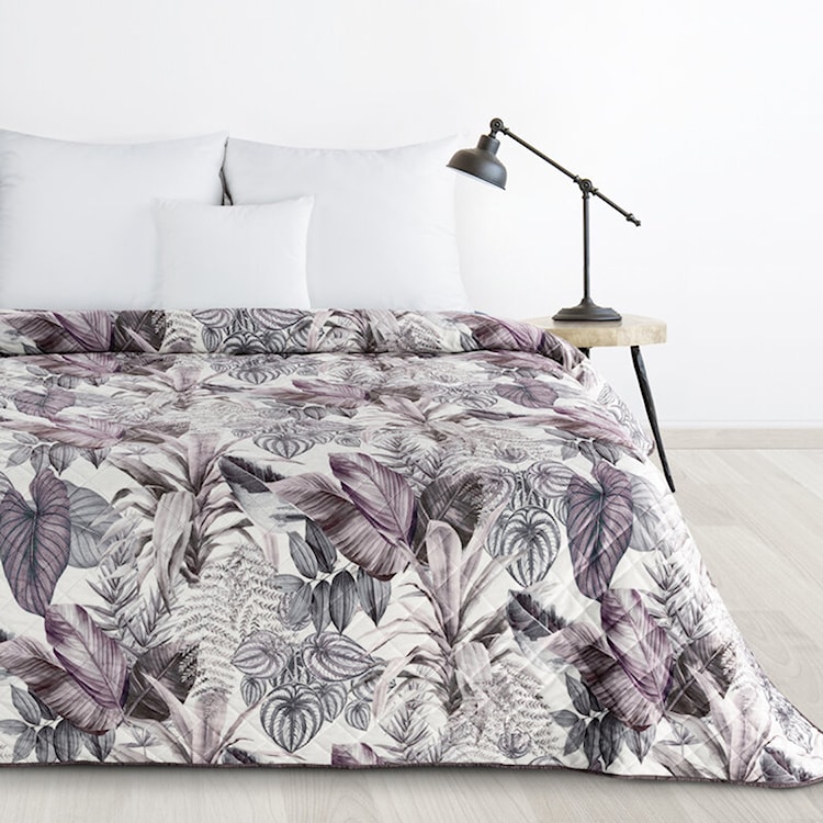 Narzuta Davos 220x200 cm fioletowo-szara  