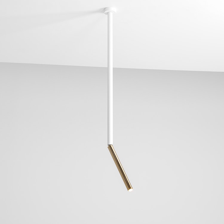 Lampa sufitowa Pipilo biała długość 82 cm  - zdjęcie 5