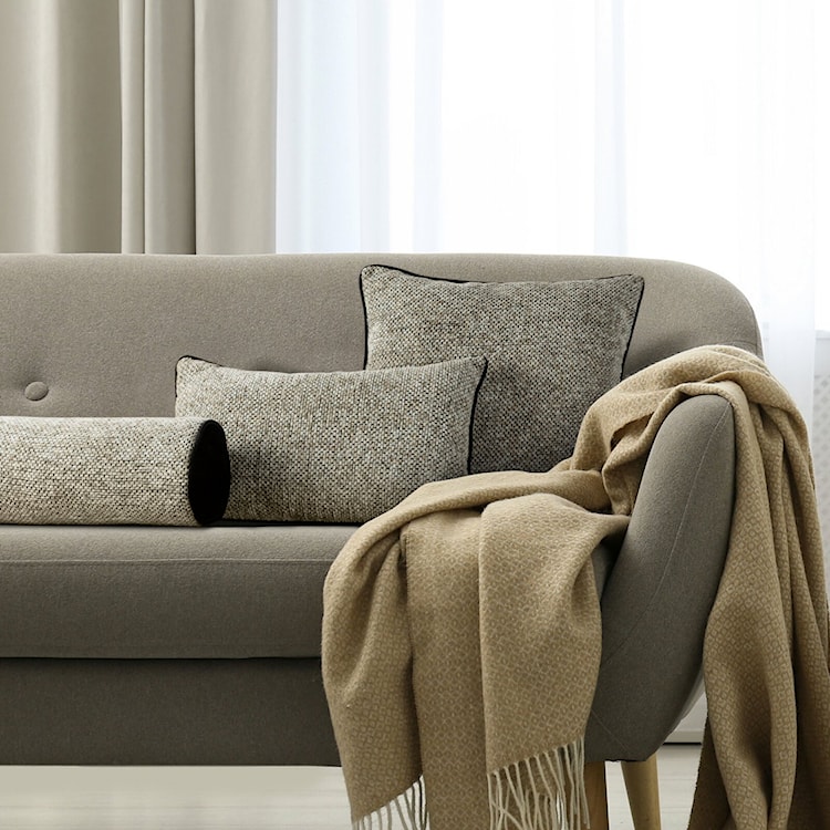 Poszewka Bari 45x45 cm beżowa  - zdjęcie 2