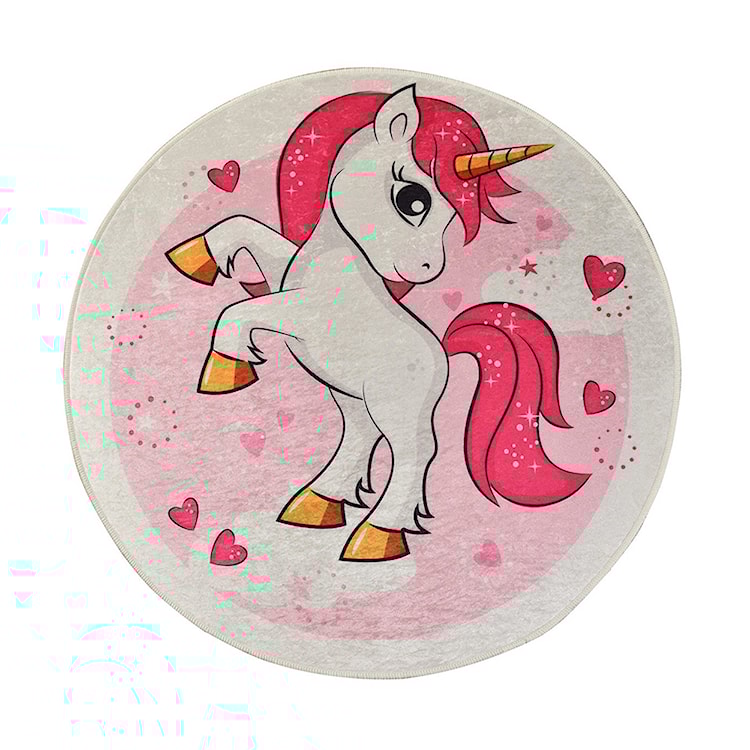 Dywan do pokoju dziecięcego Dinkley Pony średnica 140 cm 