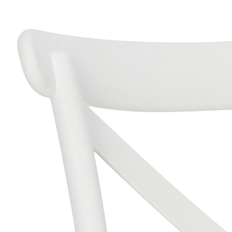 Krzesło z tworzywa Frairlo białe  - zdjęcie 10