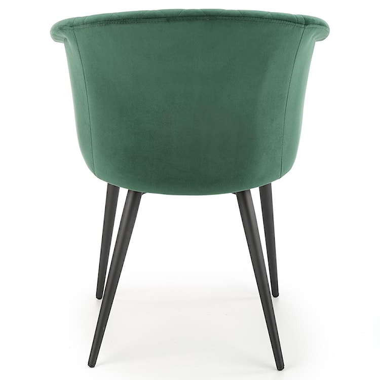 Krzesło tapicerowane Foggles zielone  - zdjęcie 6