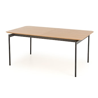 Stół rozkładany Newelliwors 170-250x100 cm dąb naturalny/czarny