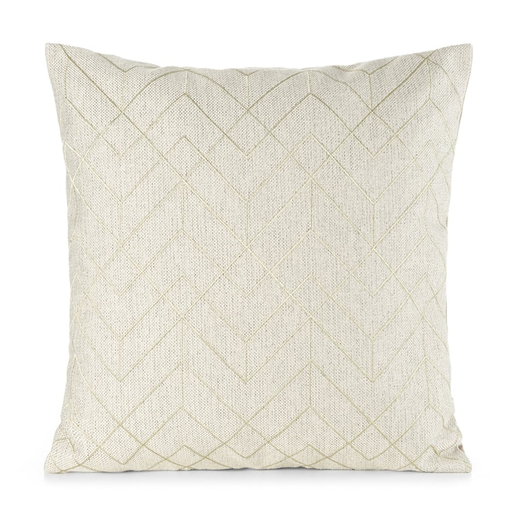 Poszewka Mila 45x45 cm kremowo-złota 