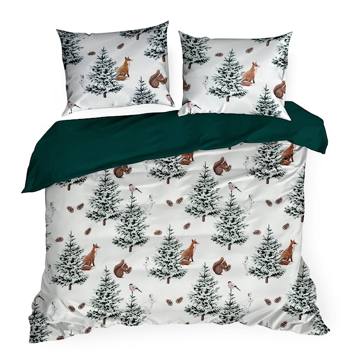 Pościel świąteczna Roland 200x160 cm wielokolorowa 