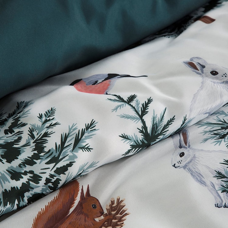 Pościel świąteczna Roland 220x200 cm wielokolorowa  - zdjęcie 3