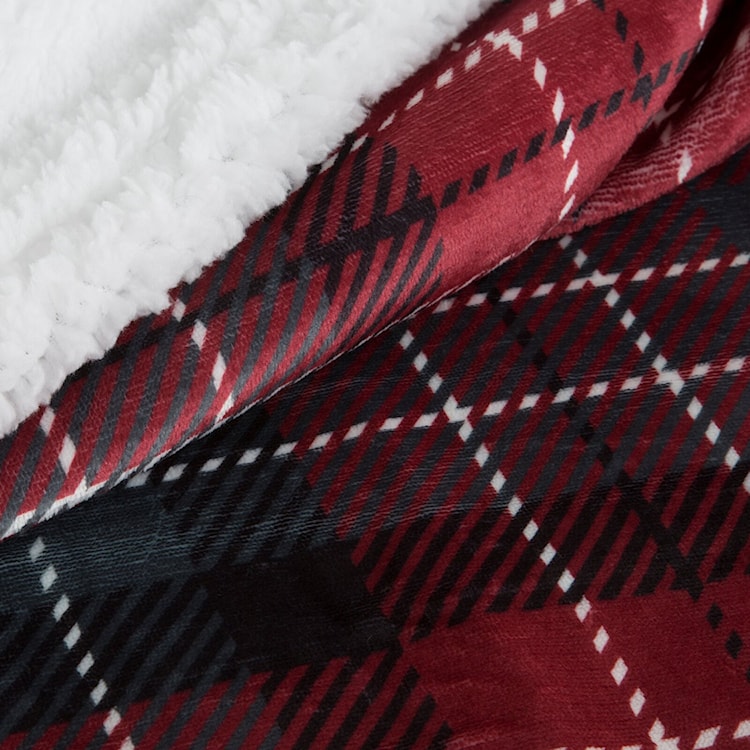 Koc świąteczny Novarle 150x200 cm zielono-czerwony  - zdjęcie 6