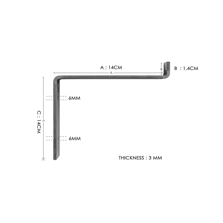 Zestaw dwóch półek na ścianę Lamero 60 cm orzech  - zdjęcie 7