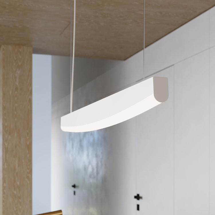 Lampa wisząca Jorun LED 150 cm biała 3000K  - zdjęcie 4