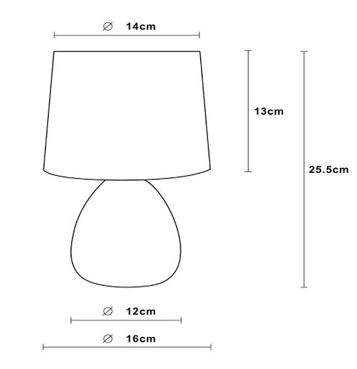 Lampa stołowa Marmo biała z marmurową podstawą  - zdjęcie 6