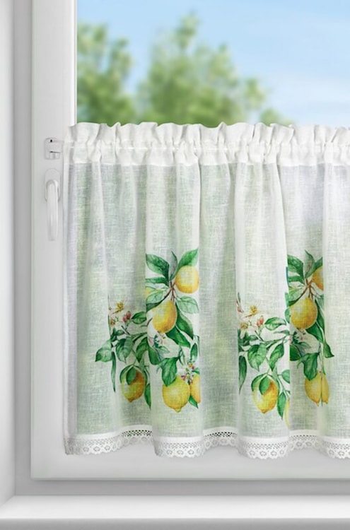 Zazdrostka Cloe biała z żółtymi cytrynkami 