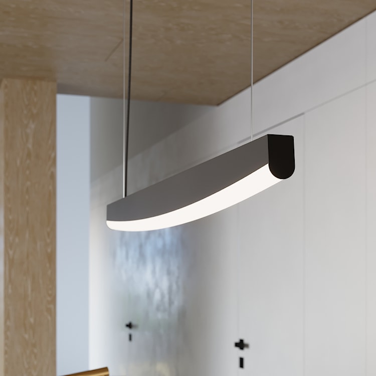 Lampa wisząca Jorun LED 150 cm czarna 3000K  - zdjęcie 4