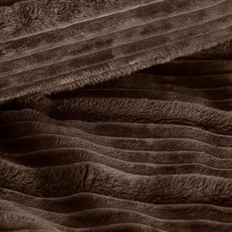 Koc Nina 200x150 cm ciemnobrązowy  - zdjęcie 7