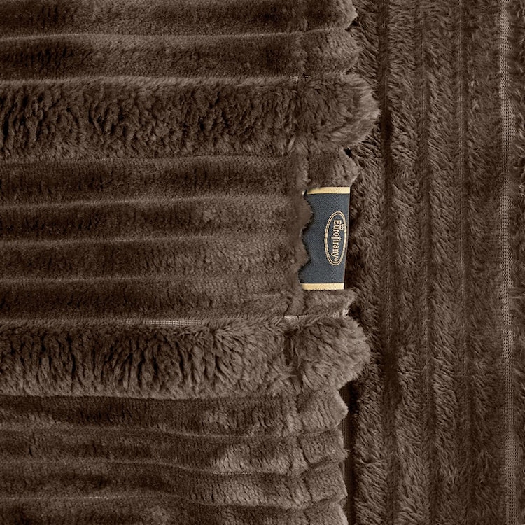 Koc Nina 200x150 cm ciemnobrązowy  - zdjęcie 6