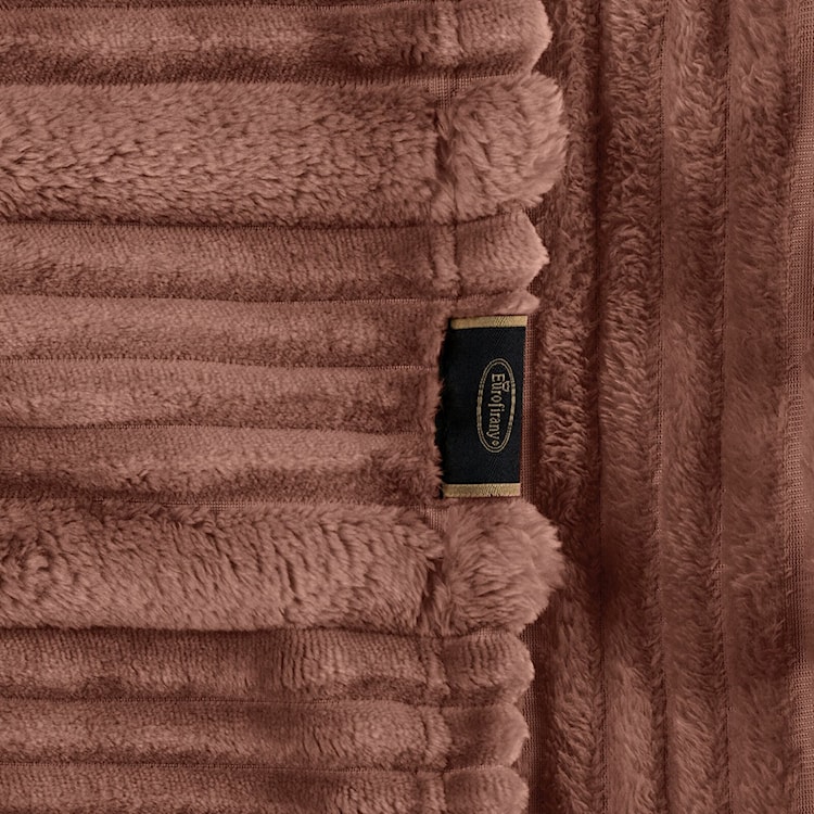 Koc Nina 220x200 cm jasnobrązowy  - zdjęcie 6