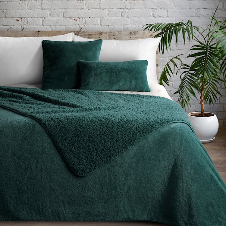 Narzuta Nina 240x200 cm butelkowa zieleń 