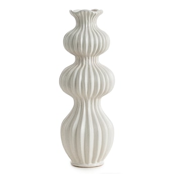 Wazon Sequis ceramiczny kremowy