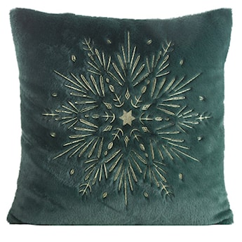 Poszewka na poduszkę Loriema 45x45 cm butelkowa zieleń