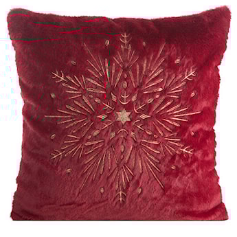 Poszewka na poduszkę Loriema 45x45 cm bordowa