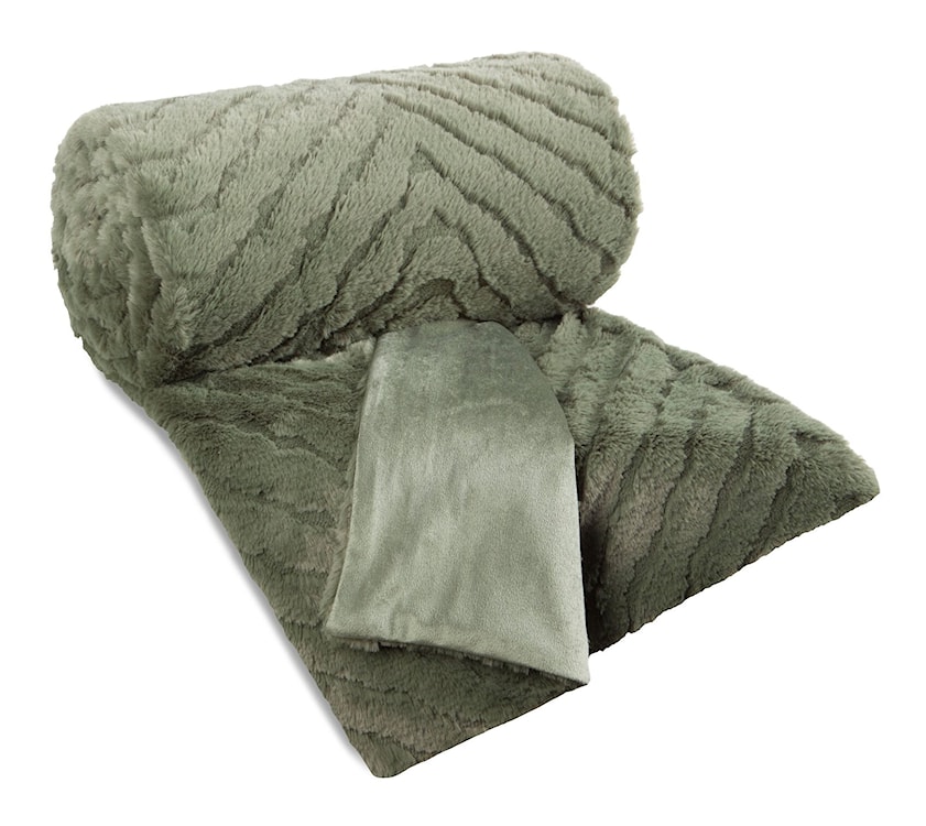 Koc Kate 200x150 cm oliwkowy 