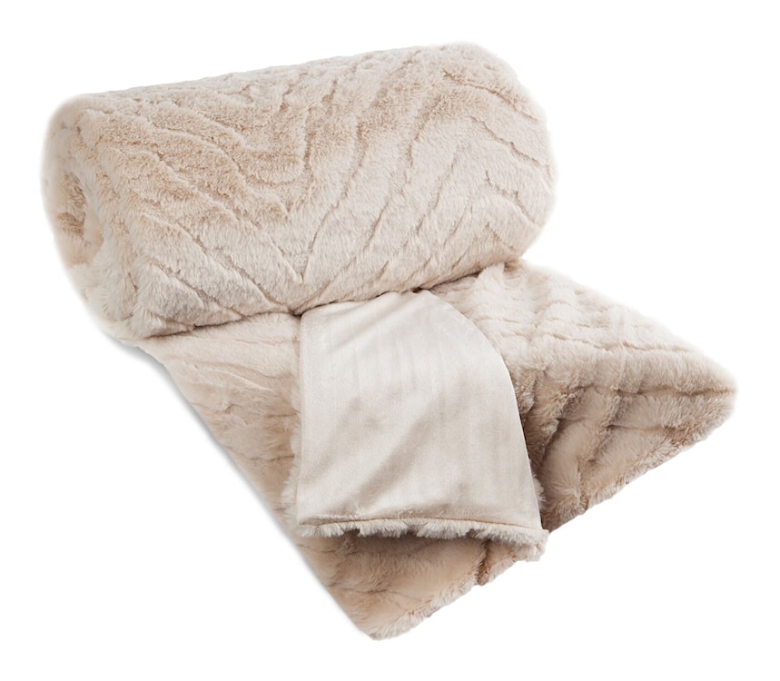 Koc Kate 200x150 cm beżowy 