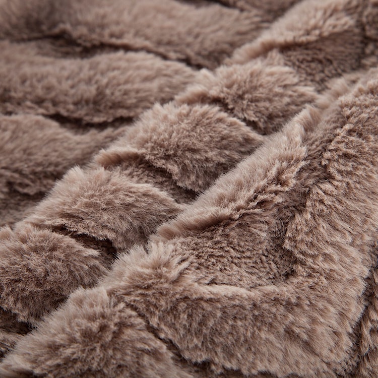 Koc Kate 200x150 cm ciemnobeżowy  - zdjęcie 6