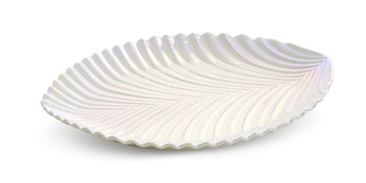 Patera Nela 22 cm biała 