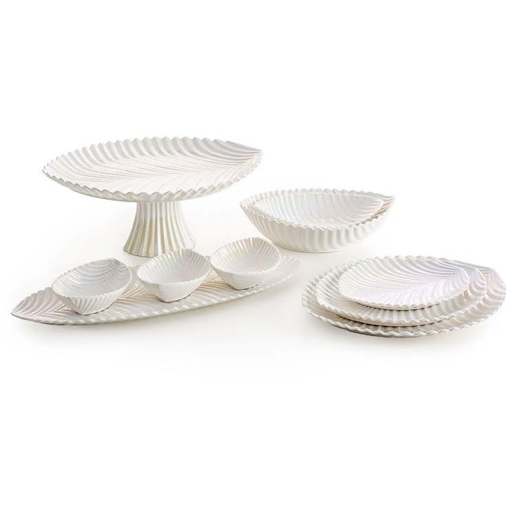 Patera Nela 22 cm biała  - zdjęcie 2