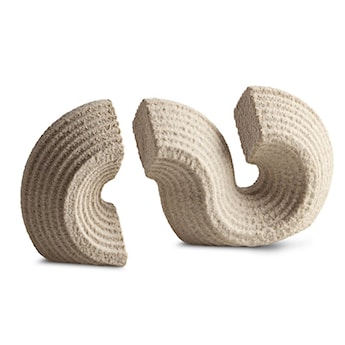 Podpórka na książki Bela ceramiczna beżowa 