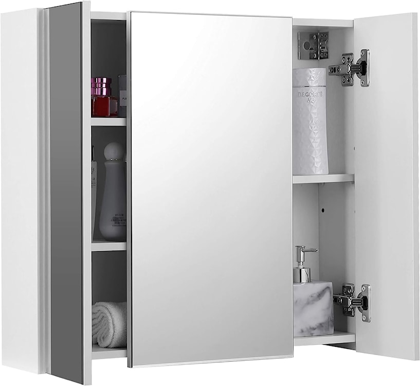 Szafka łazienkowa wisząca Grimark 60x15x55 cm z lustrem   - zdjęcie 5