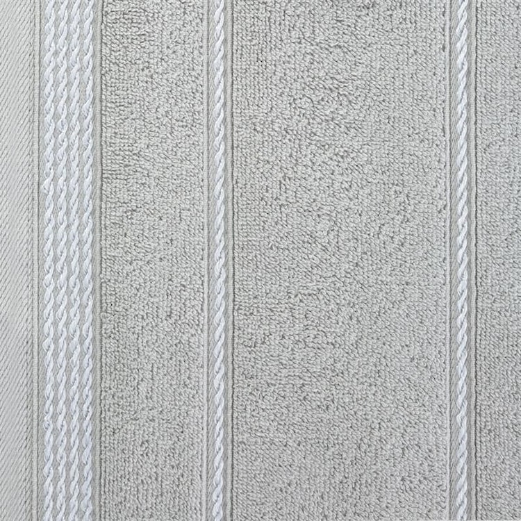 Ręcznik bawełniany Botern 50x90 cm srebrny  - zdjęcie 3