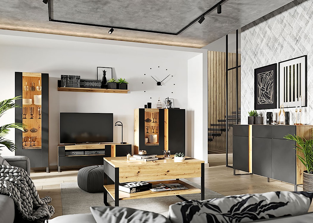 Półka wisząca Mono 150 cm  - zdjęcie 3