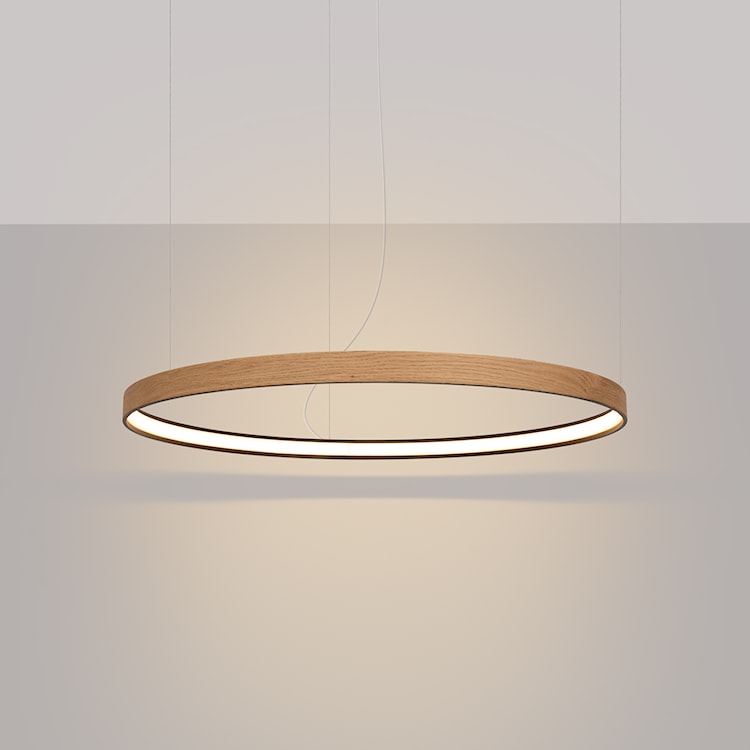 Żyrandol Rio Eik LED 78 cm naturalne drewno 3000K  - zdjęcie 6